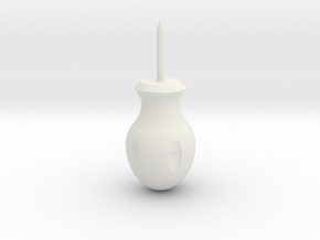 detachable-pushpin in White Natural Versatile Plastic