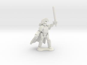 15mm Legionary Captain (x1) in White Natural Versatile Plastic