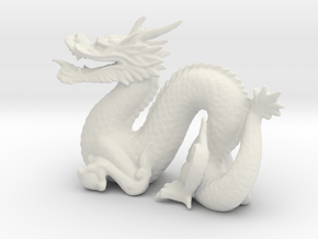 dragon in White Natural Versatile Plastic