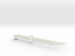 AC Altair Short Blade for figure in White Processed Versatile Plastic