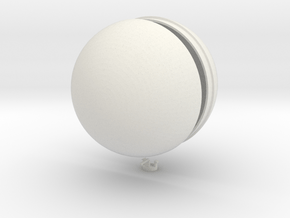 Pokeball combined halves in White Natural Versatile Plastic