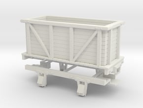 On30 10t 4w coal car  in White Natural Versatile Plastic