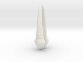 Mink Horns - 5 in in White Natural Versatile Plastic