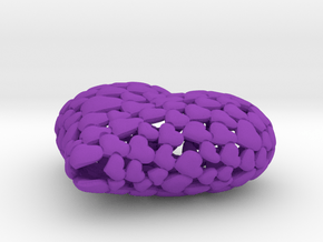 Heart Of Hearts in Purple Processed Versatile Plastic