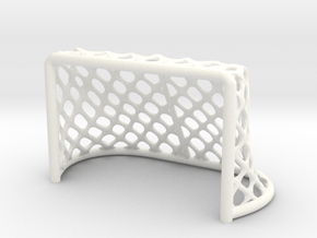 Hockey Net - 28mm scale in White Processed Versatile Plastic