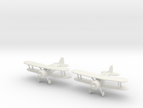 1/200 Gloster Gladiator M.II (x2) in White Natural Versatile Plastic