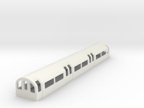 1973 Stock trailer London Underground  in White Natural Versatile Plastic: 1:87 - HO