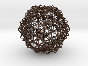 Sphere3 in Polished Bronze Steel