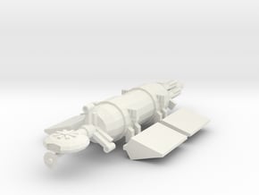 1/1000 Scale Whale Deep Space Freighter in White Natural Versatile Plastic