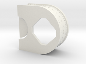 F1 3D Engine 14 1-12 Int Panel Half in White Natural Versatile Plastic