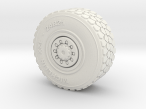 Military wheel for heavy truck in White Natural Versatile Plastic