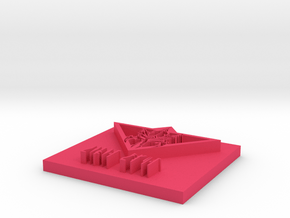 Shapeways Image Popper in Pink Processed Versatile Plastic