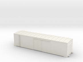 Cometarsa Boxcar Smooth lateral Body in White Natural Versatile Plastic