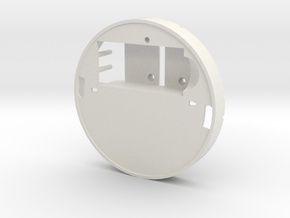 Yingyang smoke detector (midsection) in White Natural Versatile Plastic