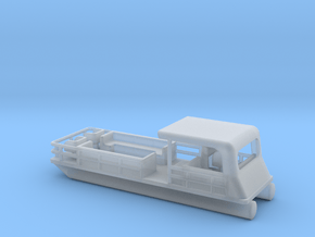 Pontoon Boat - Zscale in Smooth Fine Detail Plastic