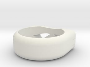 Ninja Turtle Ring in White Natural Versatile Plastic