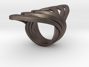 Ringlow in Polished Bronzed Silver Steel
