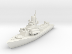 Soviet Nanuchka Missile Corvette - Larger Scales in White Natural Versatile Plastic: 1:700