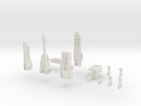 Sunlink - 3mm Weapons Pack #2 in White Natural Versatile Plastic
