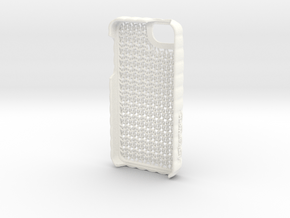 iPhone 5 - "Sweater" Case in White Processed Versatile Plastic