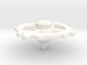 Romulan Space Station in White Processed Versatile Plastic