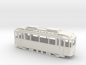 Tram Leipzig Typ 22c Pullmanwagen (1:87) H0 in White Natural Versatile Plastic