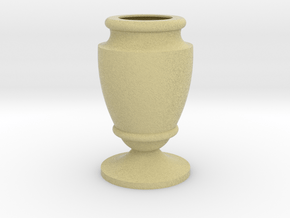 Flower Vase_21 in Full Color Sandstone