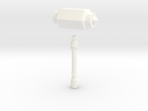 Kalix Hammer Giant Size in White Processed Versatile Plastic