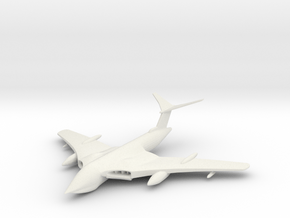 1/285 (6mm)  Handley Page Victor Bomber in White Natural Versatile Plastic