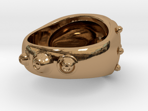 Mermaid's Sting Ring in Polished Brass