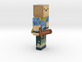 Samcube from Wondercraft with cape and sword ! in Full Color Sandstone