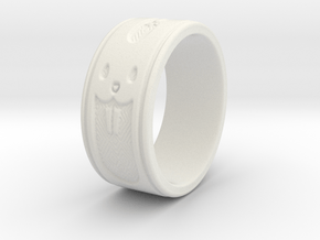 ring5 in White Natural Versatile Plastic