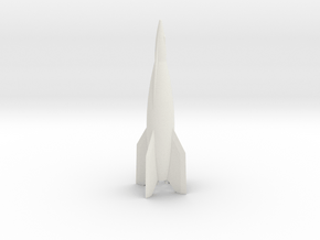 A9 A10 Rocket Scale 1:200 in White Natural Versatile Plastic