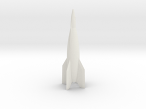 A9 A10 Rocket  Scale 1:400 in White Natural Versatile Plastic
