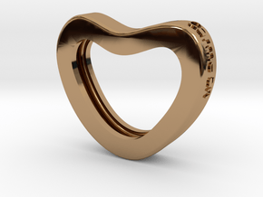 Cuore Carmelari in Polished Brass