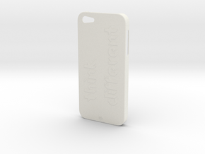 iPhone 5 Think Case in White Natural Versatile Plastic