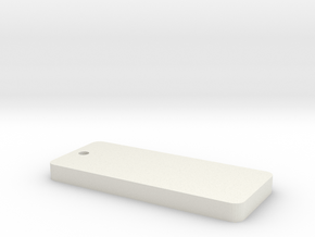 7XL Keychain in White Natural Versatile Plastic