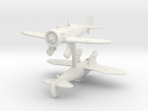 1/200 Boeing P-26A Peashooter (x2) in White Natural Versatile Plastic