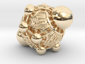 Nucleus D00 in 14k Gold Plated Brass