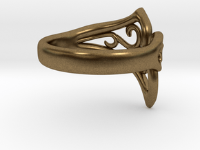 Kaya's Ring Variation in Natural Bronze
