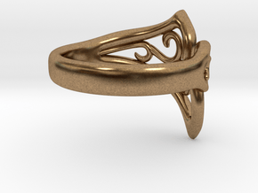 Kaya's Ring Variation in Natural Brass