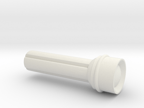 4mm grip Flashlight for ModiBot in White Natural Versatile Plastic