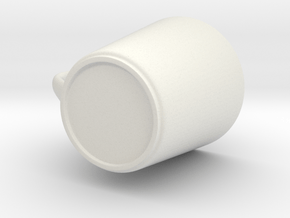 Coffee Cup in White Natural Versatile Plastic