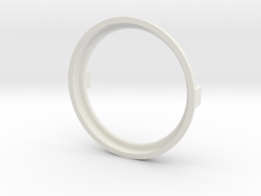 Lens Ring 121712B in White Natural Versatile Plastic
