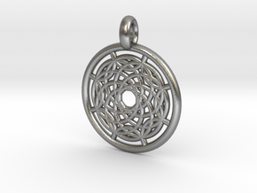 Hermippe pendant in Natural Silver