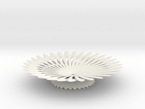 platter in White Natural Versatile Plastic