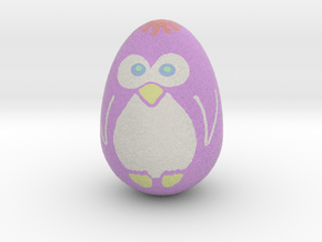 Egguin (Created using Magic 3D Easter Egg Painter) in Full Color Sandstone