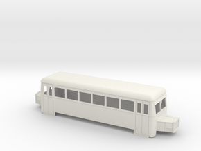 On16.5 Railbus bogie in White Natural Versatile Plastic