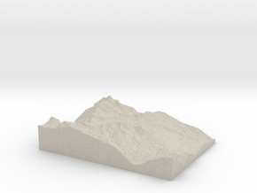 Model of Hochsölden in Natural Sandstone