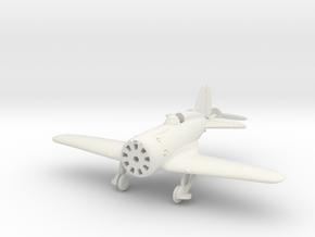 1/144 Polikarpov I-16, Wheels down in White Natural Versatile Plastic